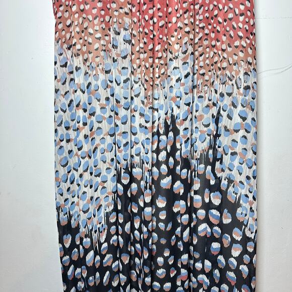 NIC + ZOE Blue Dahlia Maxi‎ Dress Womans Large - Picture 10 of 14